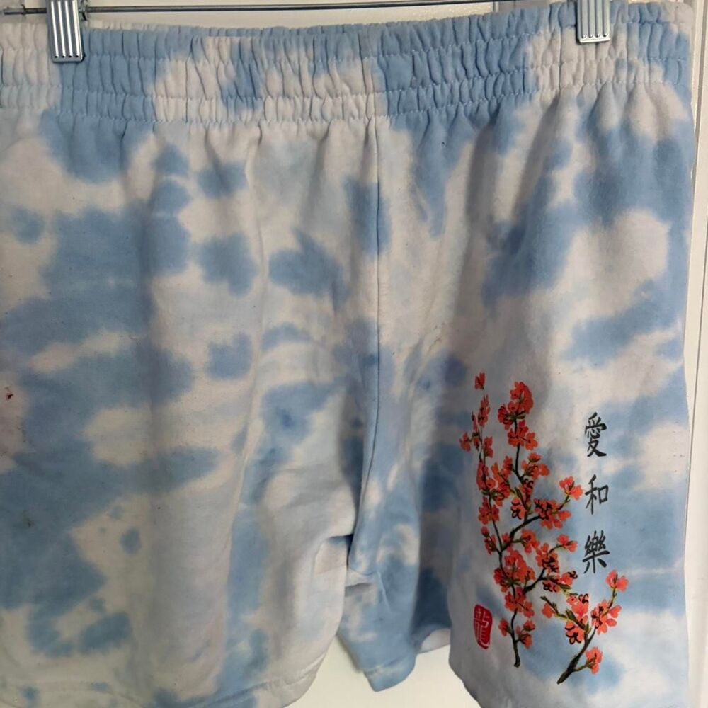 Tie-Dye Sakura Summer Shorts